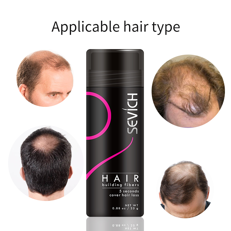 Hair Loss Treatment Fiber Full Hair Instantly Keratin Hair Building Fibers Powder