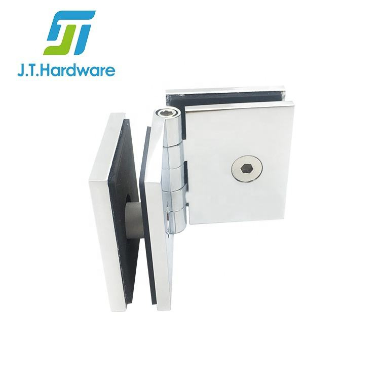 Jthardware Australia Brass Shower Enclosure Wall to Glass Screen Adjustable Bracket Glass Clamp