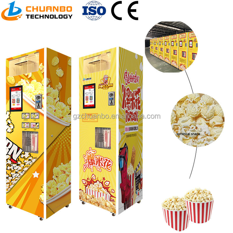 Industrial Electric Popcorn Machine Price Commercial Vending Machine Automatic Popcorn