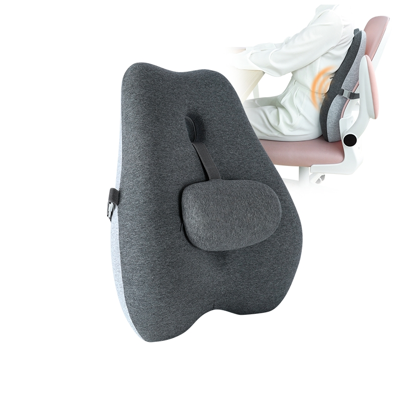 Lumbar Back Support Chair Comfortable Rest Pillow Office Memory Foam Orthopedic Waist Seat Cushion