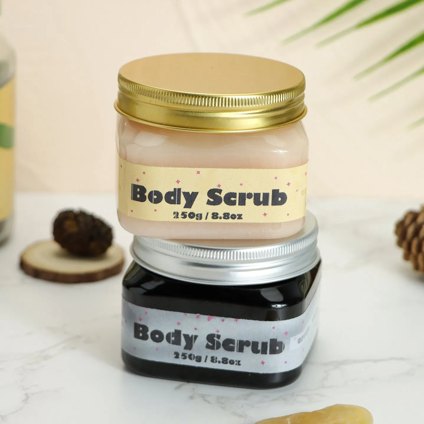 Natural Exfoliating Whitening Face and Body Scrub for Skin Care Body Scrub Organic Exfoliate Dead Sea Body Scrub