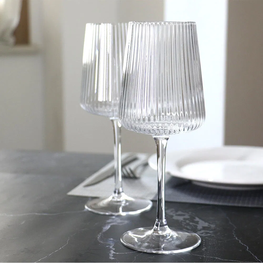 Винный бокал Vintage Crystal, 360 мл, вертикальный дизайн