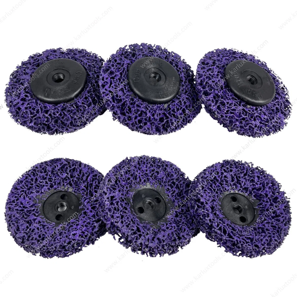 94mm Purple Strip Abrasive Disc Stripping Wheel Strip Discs for Angle Grinder Clean & Remove Paint Coating Rust and Oxidation