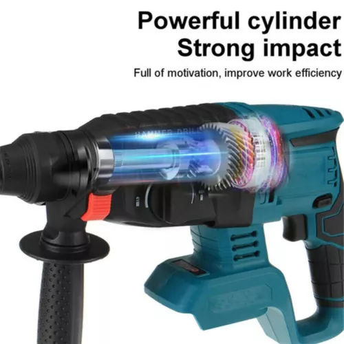21V Cordless Electric Tool Set with Brushless Impact Drill Features