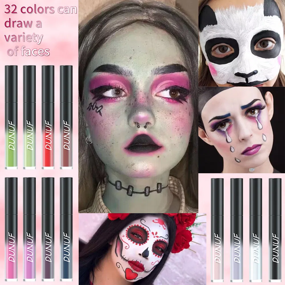 Dunuf 32-Color Multi-Use Matte Long-Lasting Lip Gloss