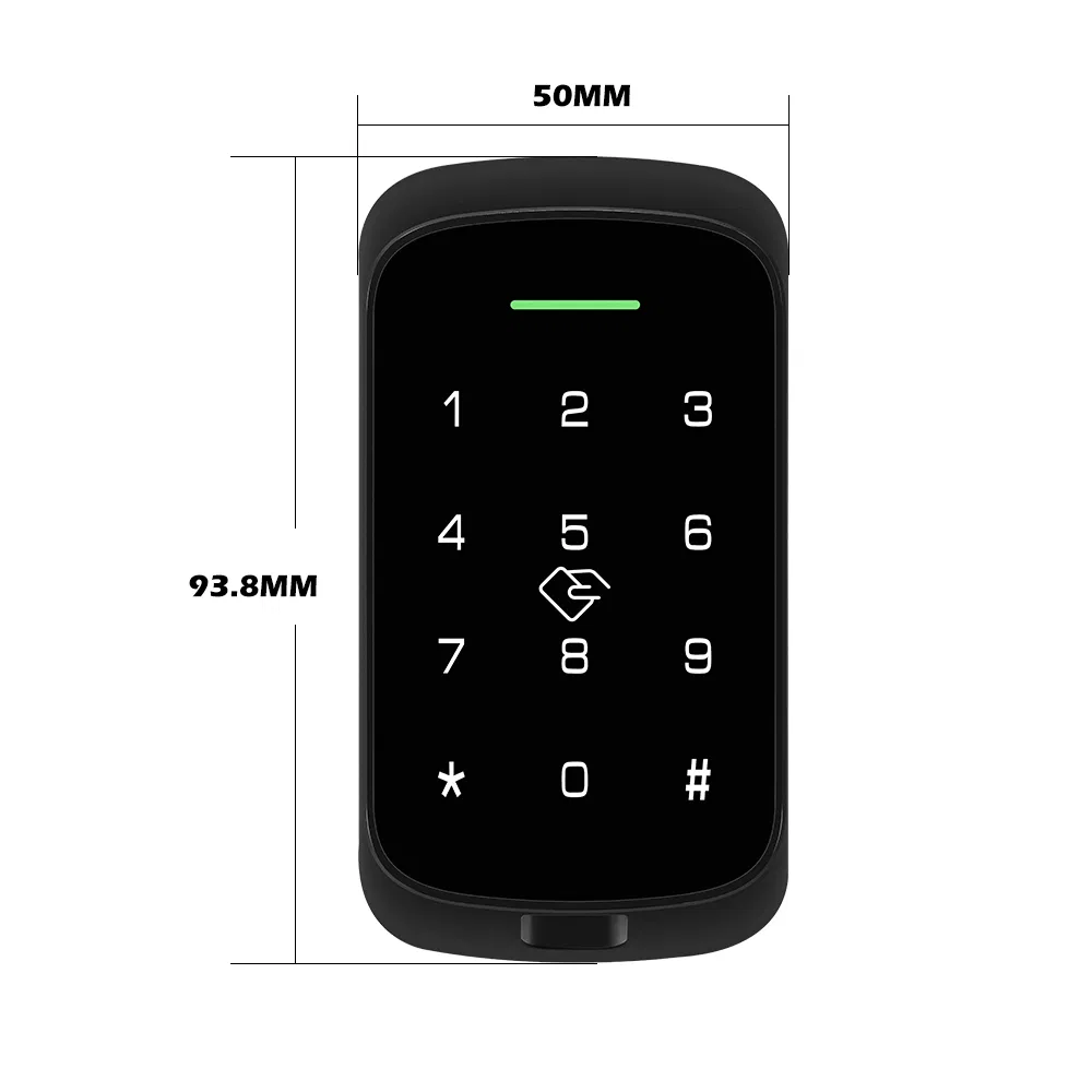 Tuya/Ttlock APP Password & Card Unlock Digital Cabinet Lock with Public Mode IP65 Waterproof