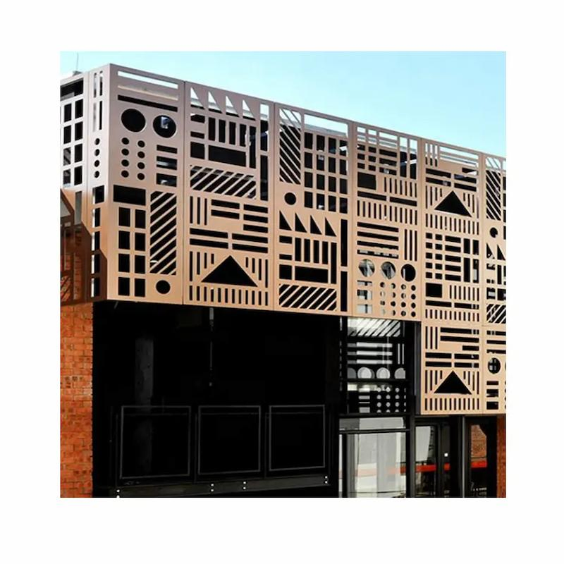 Aluminium Composite Panel Exterior Colored Wall Aluminum Fence Facade