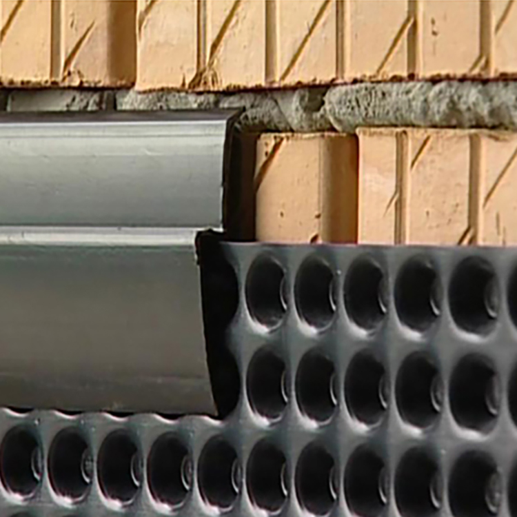 Square Dimple Storage Roof Garden Drainage 50*50mm HDPE Drainage Board