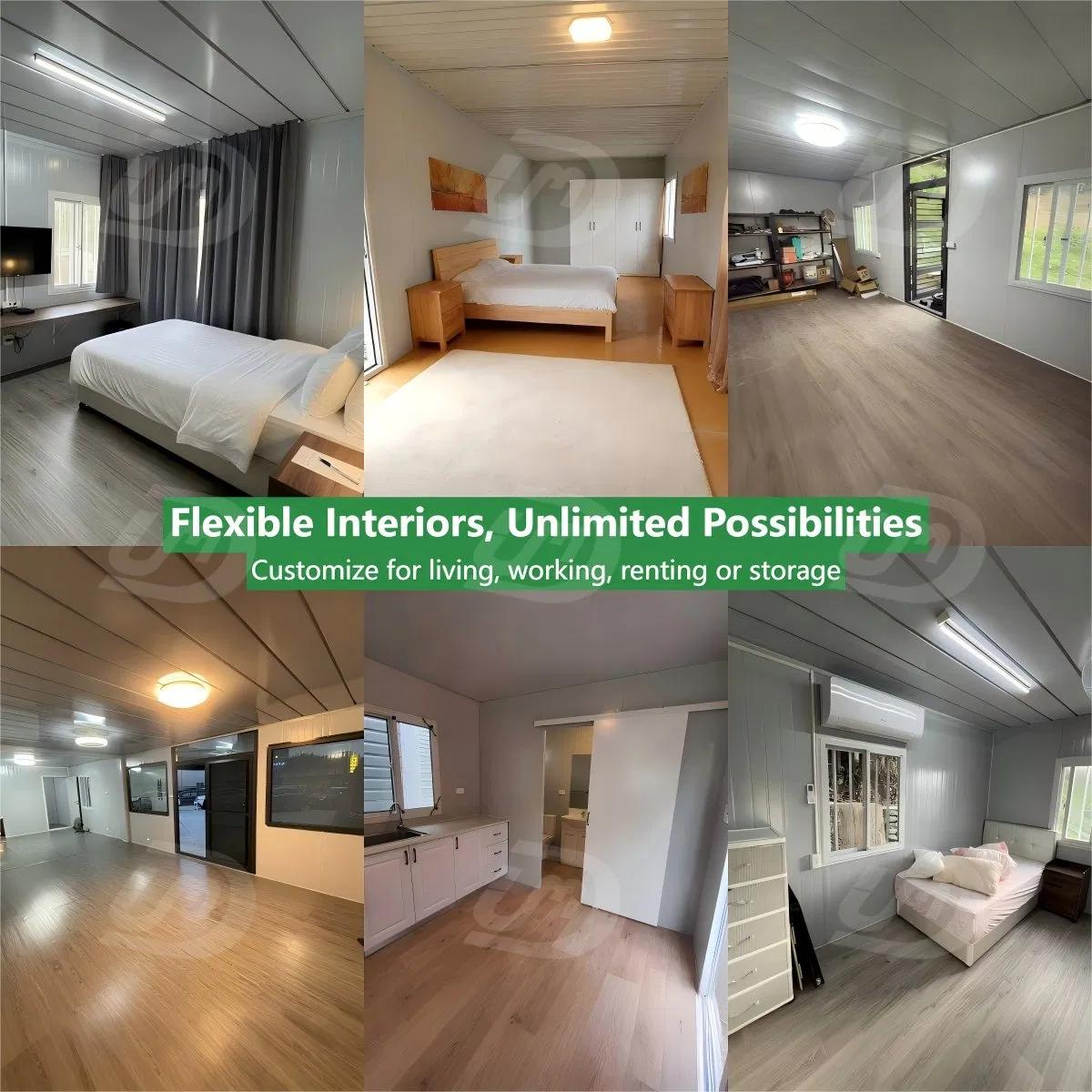 Kd Modular Detachable Tiny House Prefab Cabin for Rental Projects Apartment