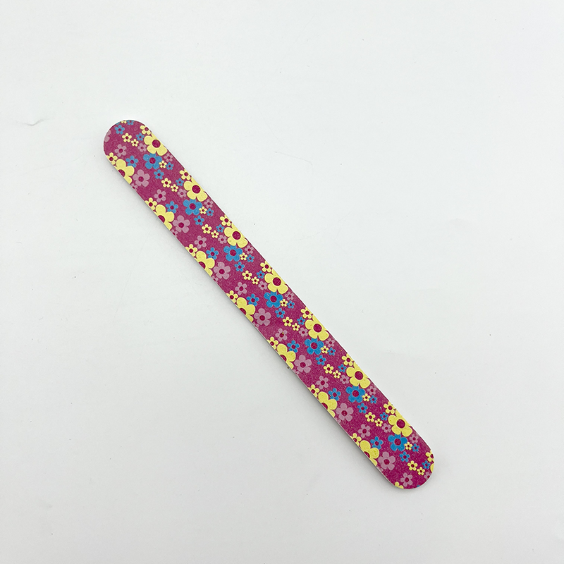 Customized Double Sided Designed Manicure Nail Care Tool Pattern EVA Nail File for Women