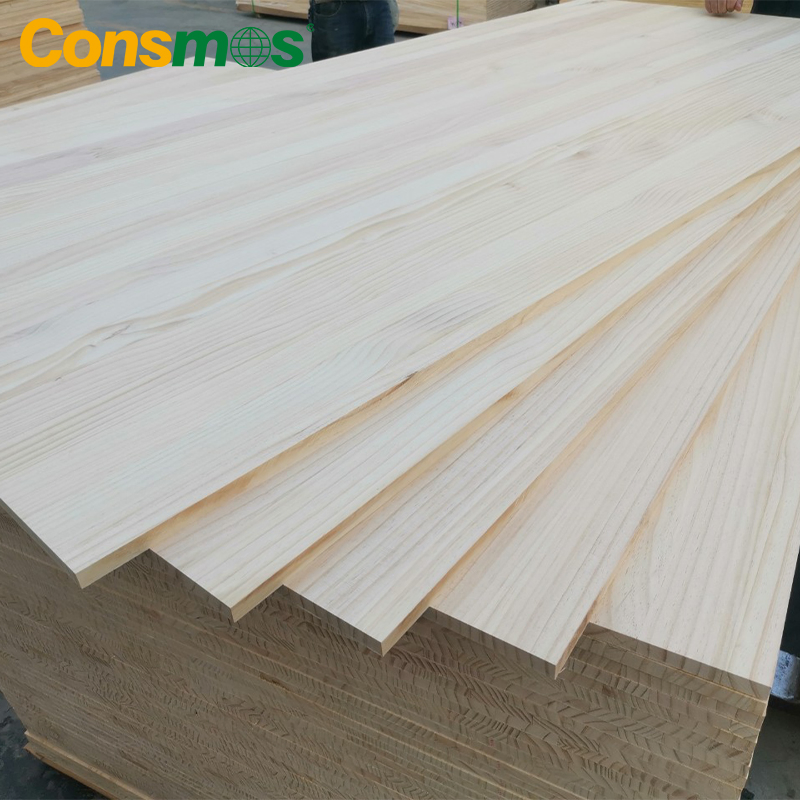 Consmos 12mm Natural Radiata Pine Wood Timber Solid Wood Finger Jointed Boards for Furniture and Cabinet