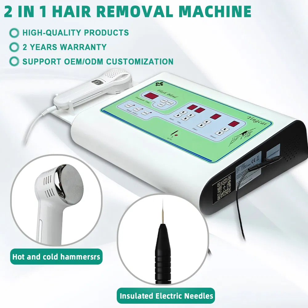 Clinic Salon SPA Electrolyze Machine 2 in 1 Insulated Electric Pen Electrolysis Needle Hair Removal Device
