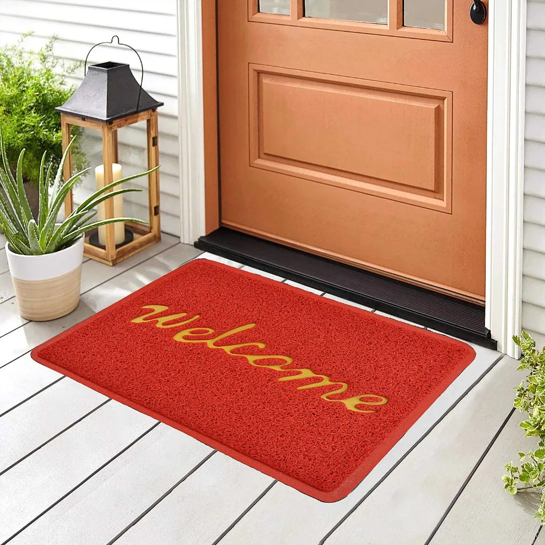 PVC Non-Slip Dirt-Resistant Door Mat Outdoor Welcome Mats for Indoor Outdoor