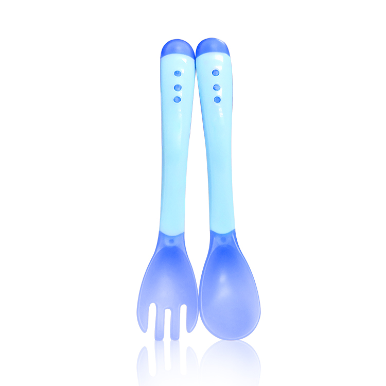BPA Free Food Grade Non-Toxic Silicone Baby Training Feeding Spoon