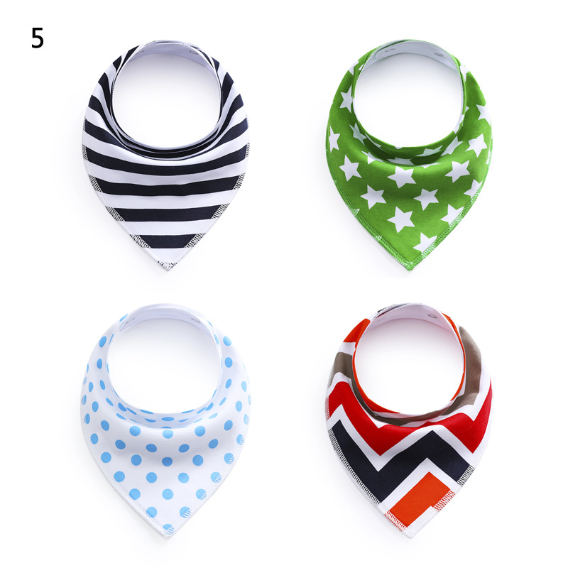 0139 Saliva Towel Baby Bib Fleece Cotton Triangle Towel Spring and Autumn