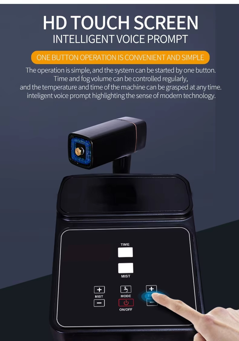 Professional Nano Hair Salon Steamer Micro Mist Machine for Hair Care Treatment and Hot Oil Treatment with Portable Sprayer Gun