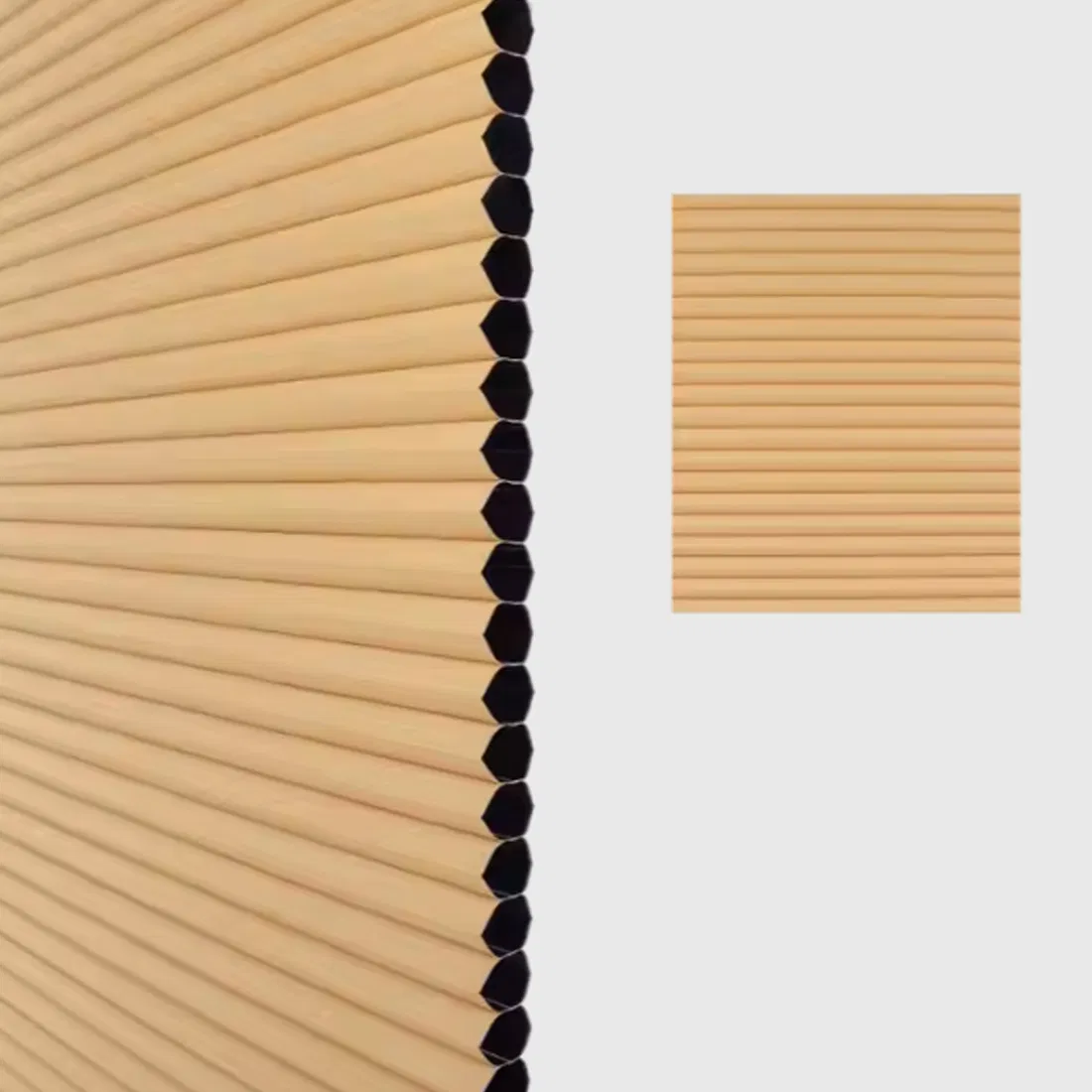 Non Woven Vertical Honeycomb Motorized Curtain Window Blind Blackout Fabric