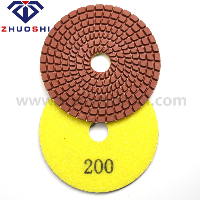 Wet Diamond Polishing Pad Flexible Polishing Pad for Granite