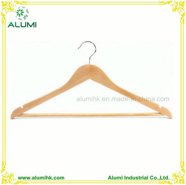 Hotel Cotton Padded Satin Hanger with Metal Hook