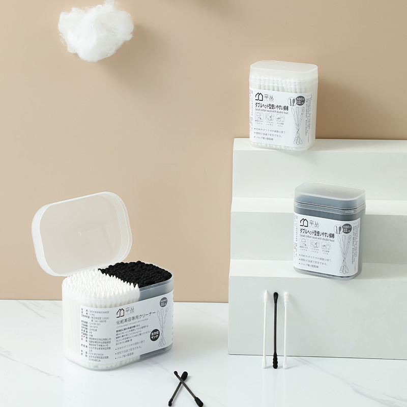 Ear Digging Spoon Double-Headed Women′ S Makeup Removal Cleaning Universal Disposable Double-Headed Cotton Swab