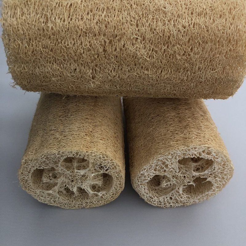 Si Gua Luo 5 Inches Wholesale Biodegradable Natural Eco Friendly Unbleached Loofah Sponge
