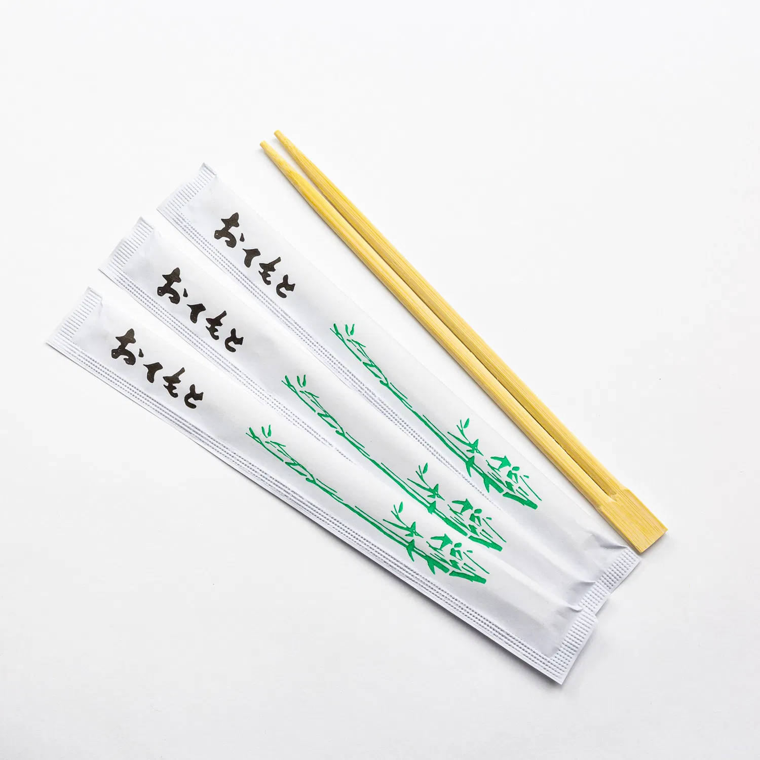 23cm Rikyu Paper Sleeve White Chopsticks