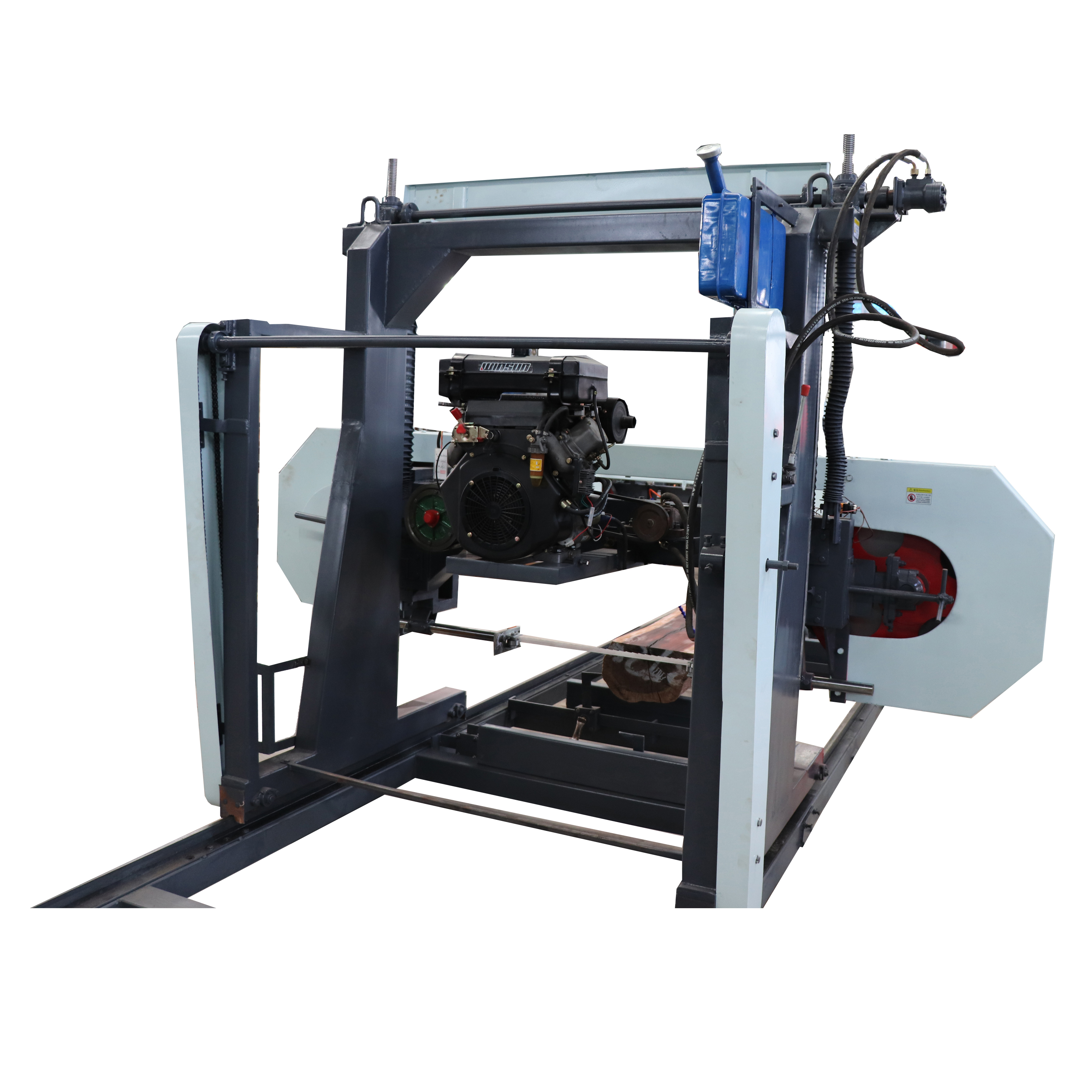 Ленточная пила по дереву переносная для деревообработки