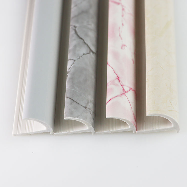 Hot Sale Plain Color PVC Tile Trim with Round Edge Plain Color PVC Tile Trim with Round Edge