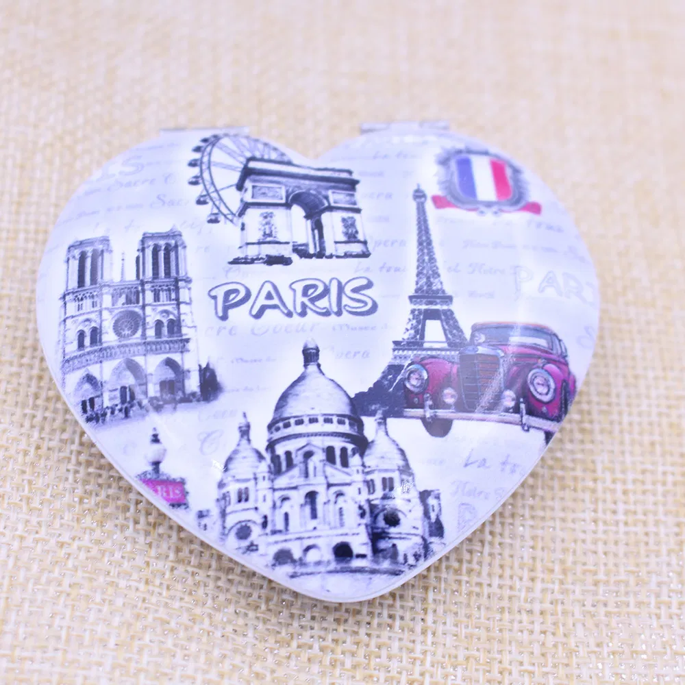 Promotional Mini Metal Pocket Cosmetic Mirror with Logo Printing