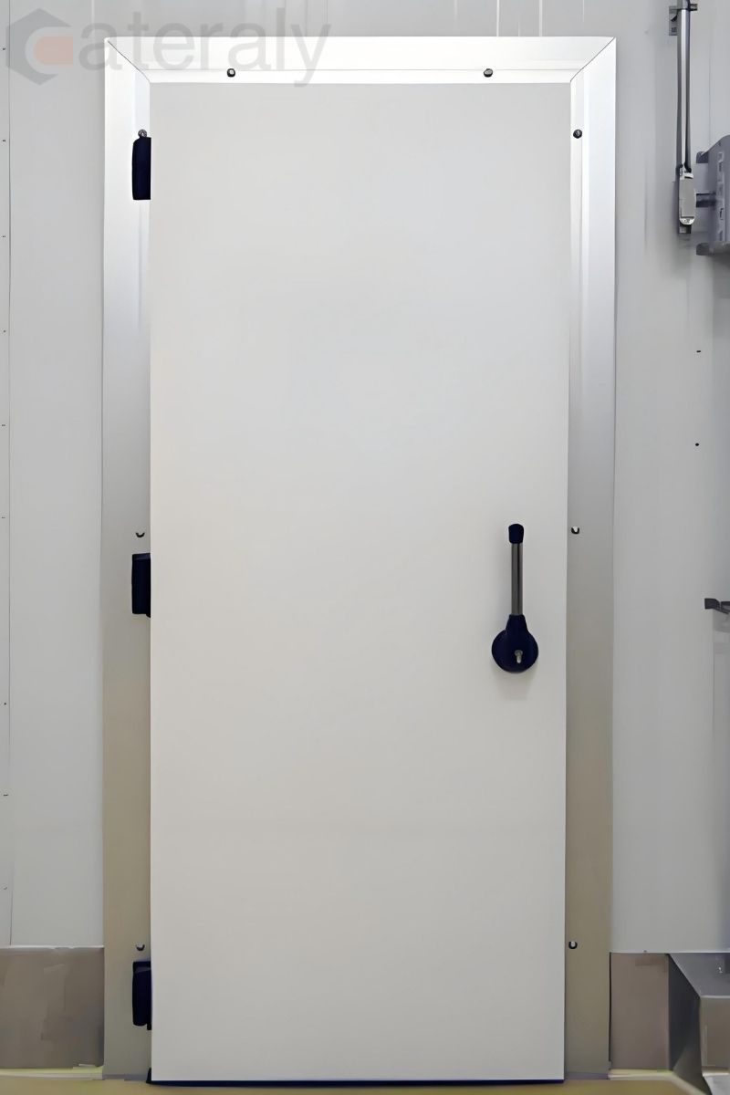 Weather-Resistant Cold Storage Door with Versatile Sliding Features