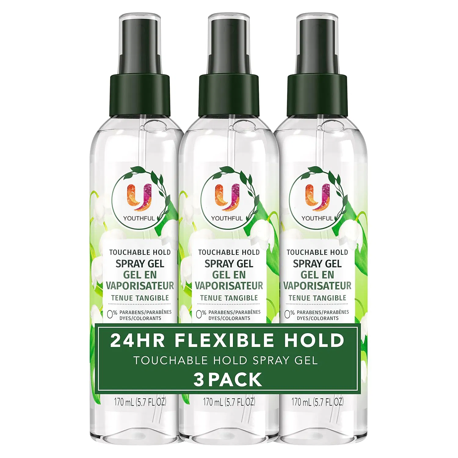 Herbal Essences Hair Spray Gel for Curly Hair Styling Gel for Women