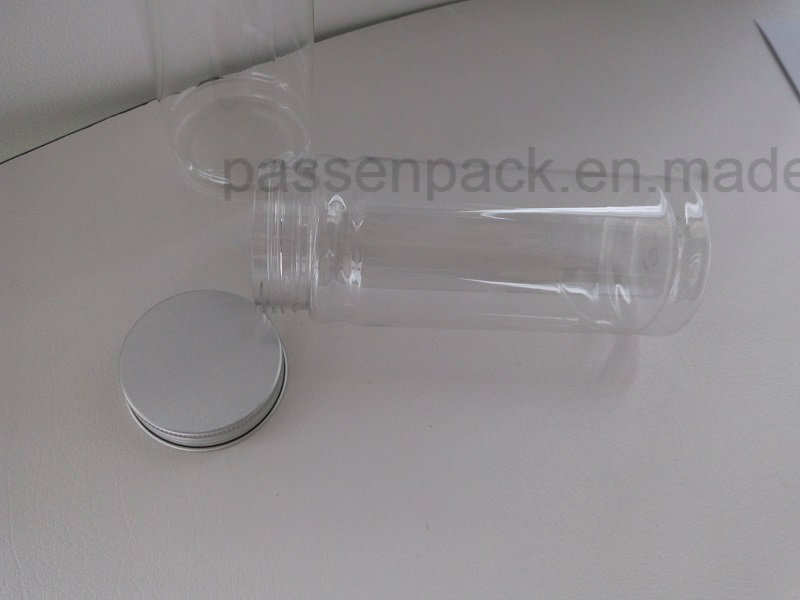 Pet Plastic Food Container for Cookie Packaging (thin and tall)