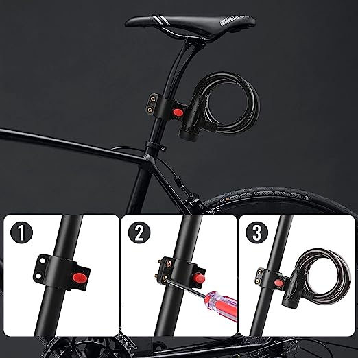 Safety Digits Steel Bicycle Chain Mountain Bike Lock