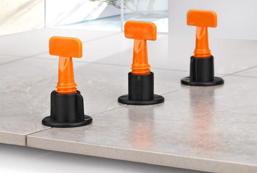 Reusable Tiles Leveler Spacers Tile Leveling System with Special Wrench for Building Walls Floors Tiles