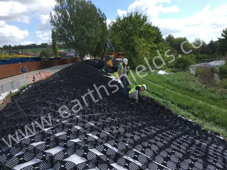 Geocells Retaining Walls Plastic Earthwork Terram Geocell Preis HDPE Geocells