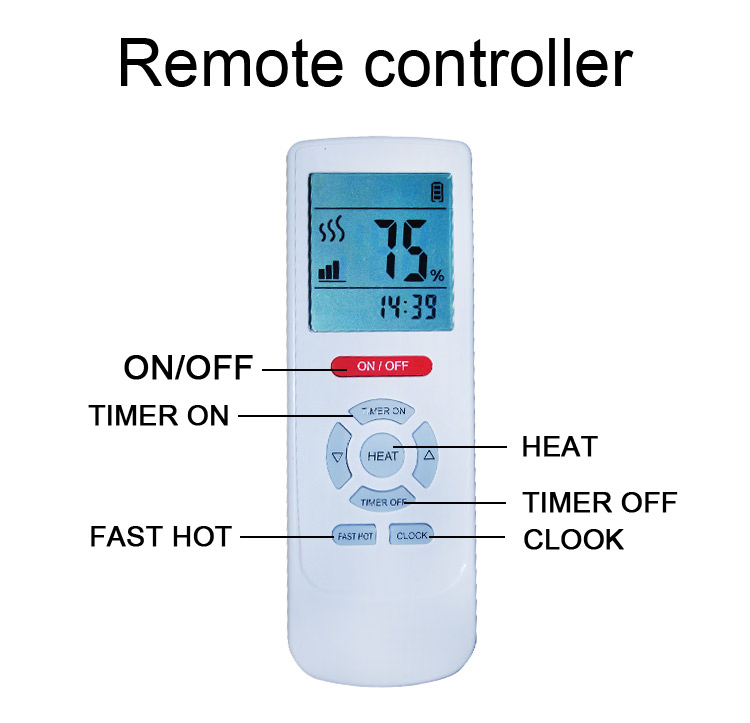 1800W Far Infrared Ray Radiator Popular Electric Infrared Heater with CE Certificated