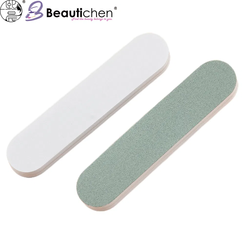Beautichen Nail Buffer Polishing Blocks – Dual-Sided White & Green Files for Nail Surface Smoothing and Shine Enhancement