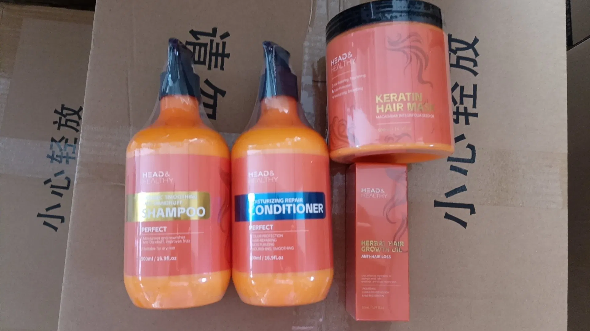 Organic Curly Dry Hair Growth Shampoo Para Cabello and Conditioner Hair Care Sets for Hair Mask Oil