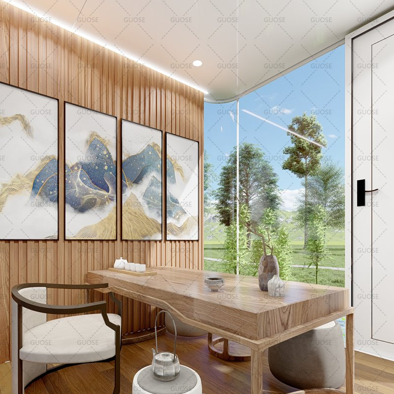 Prefabricated Container Houses Modular Hotel Cabins Prefabricated Modular Houses Contain Containerized Micro Capsule House Prefabricated House