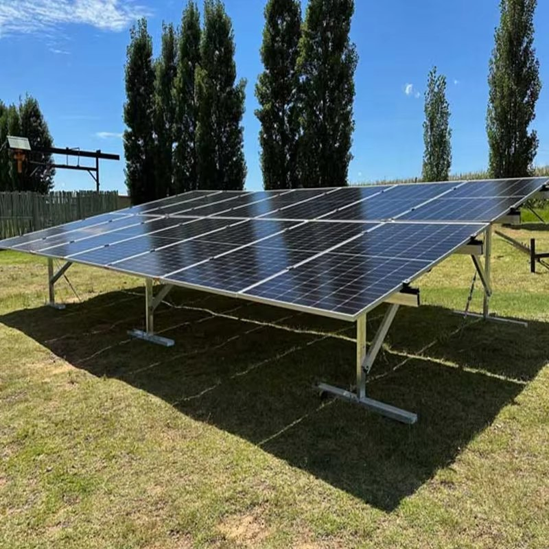 Durable Galvanized Screw Pile System for Solar Mounting