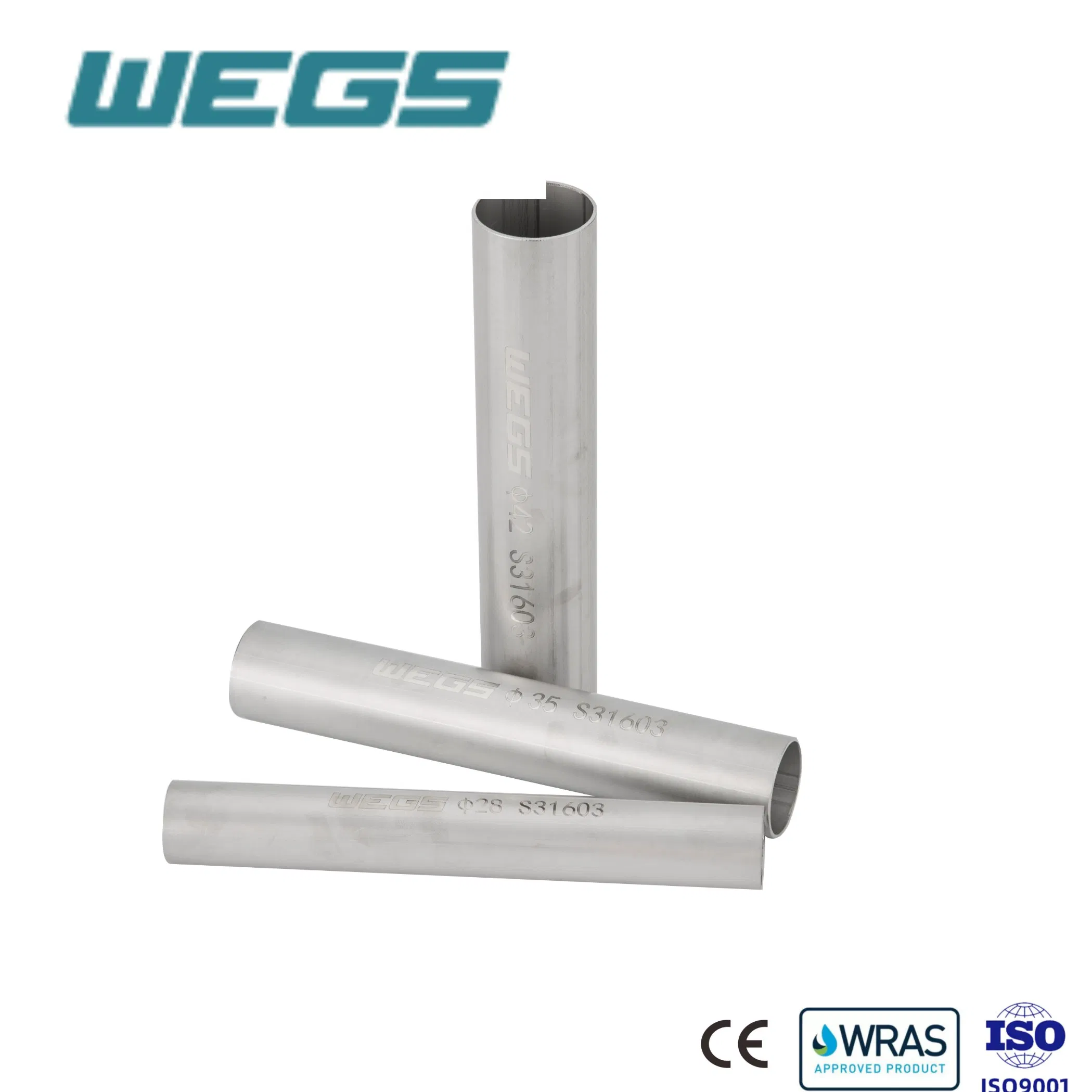 Corrosion Resistant 304 Stainless Steel Round Pipe for Piping