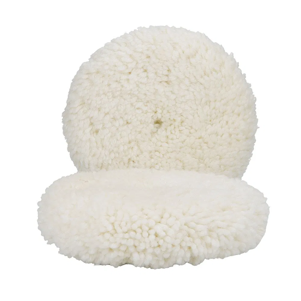 8 Inch Car Wool Polishing Pad Polishing Wheel Double-Sided 100% Pure Buffing Wool Pad
