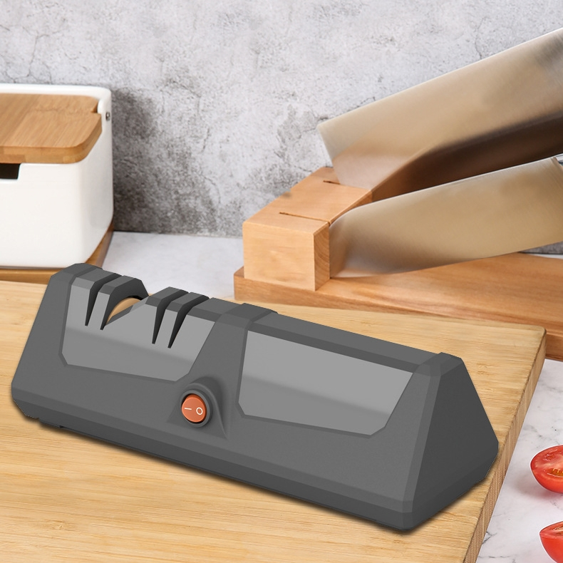 Hot Sale Charging Automatic Kitchen Knife Scissors Sharpening Stone Electric Knife Sharpener