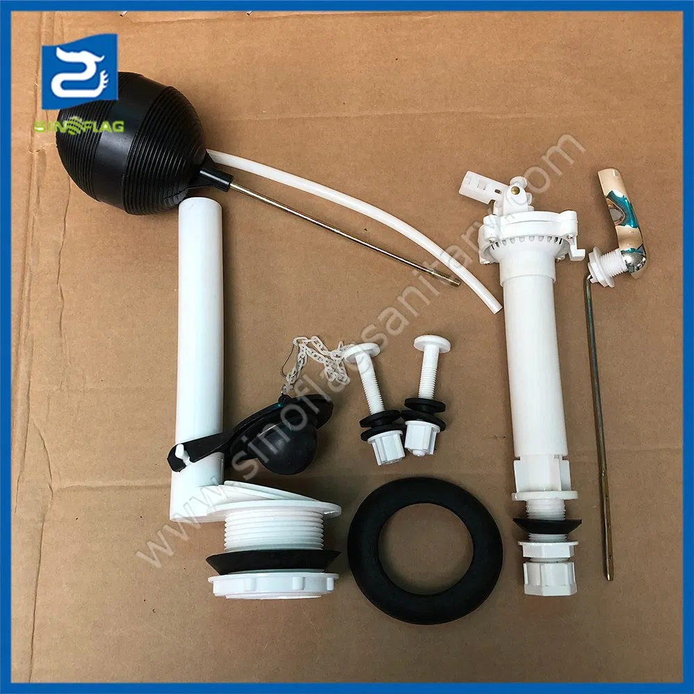 South America Sanitary ABS Two Pieces Toilet Dual Flush Valve