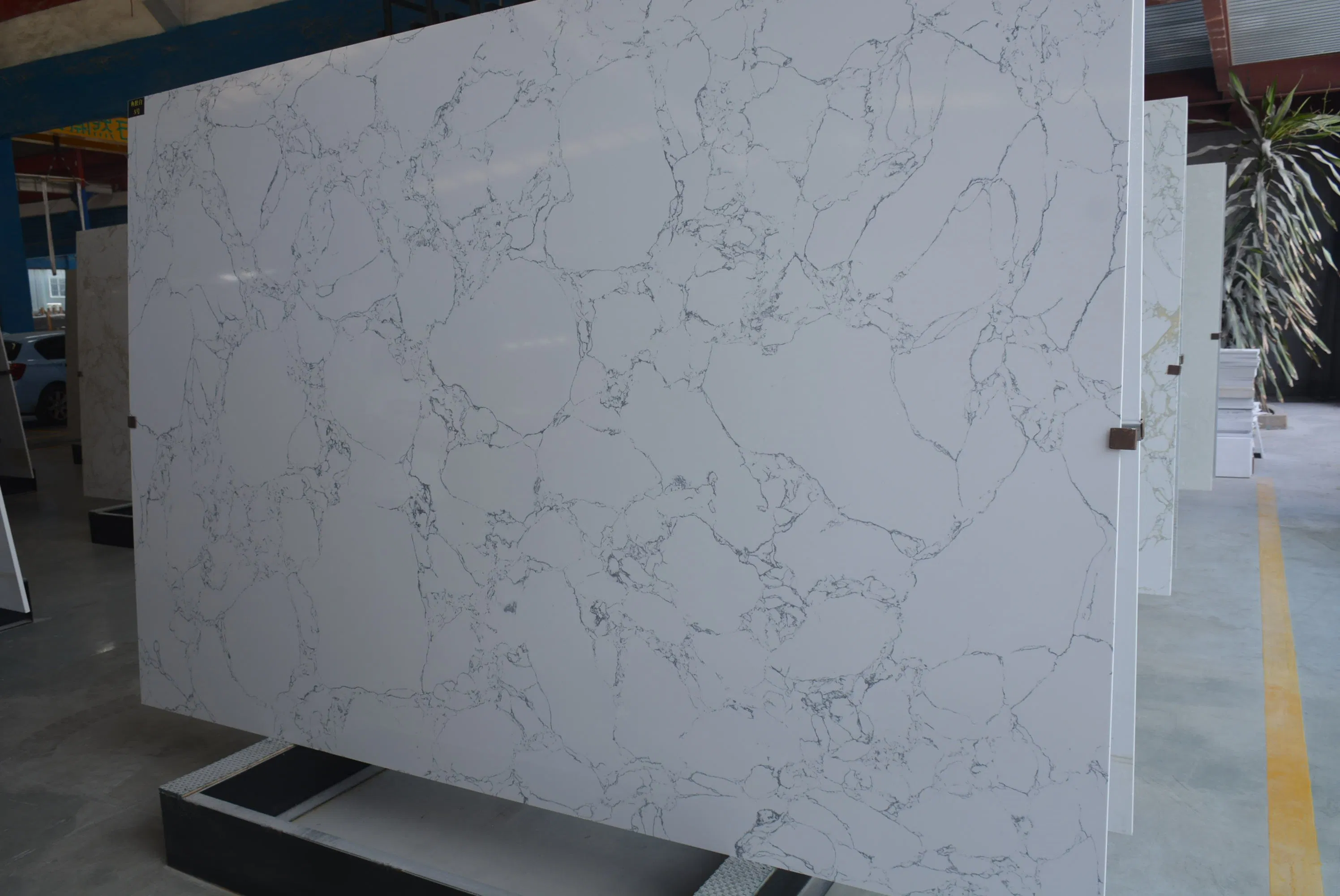 Crystal White Artificial Marble for Kitchen Countertop