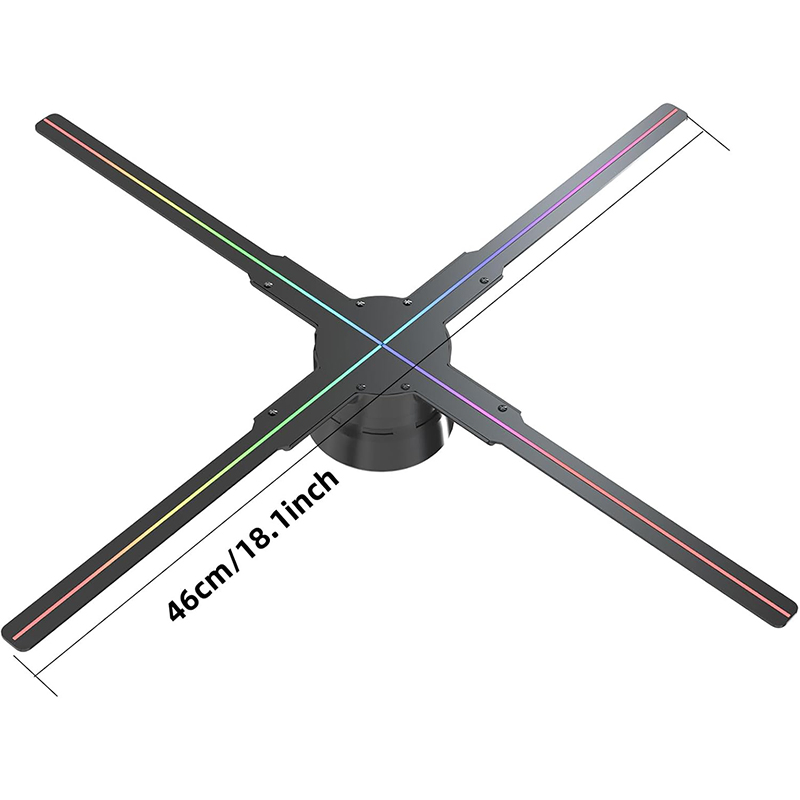 New Arrival 3D Holographic Display Fan Waterproof 45cm WiFi Control LED Sign