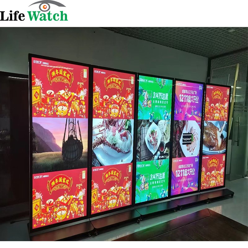 Indoor 70-Inch LCD Digital Signage Player Kiosk with Remote Content Management