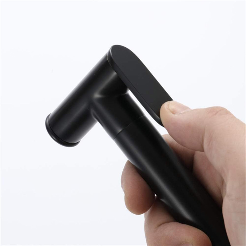 Brass Trigger Shattaf / Bidet Spray Shower Set, Matt Black