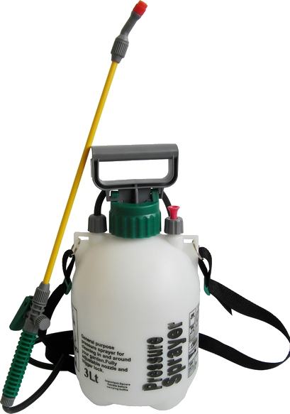 Lockable Trigger Handle Adjustable Nozzle Large Capacity 3L Pressure Sprayer