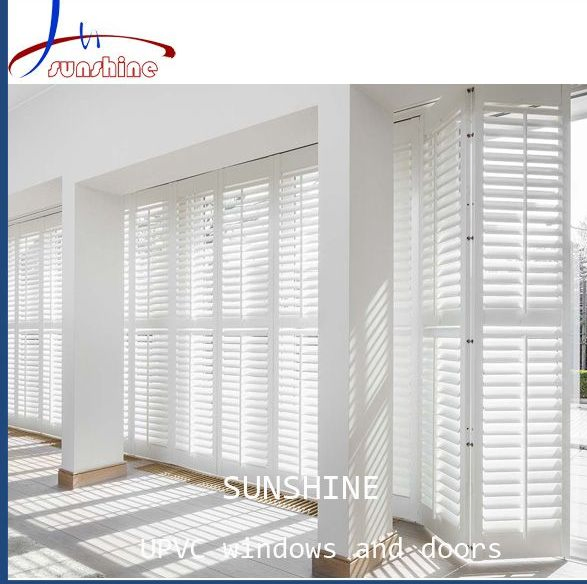 Australia Style Plantation Shutters PVC for Living Room